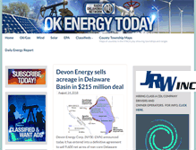 Tablet Screenshot of okenergytoday.com